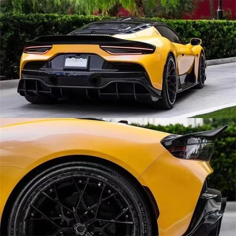 For the Modification and Upgrade of the New  MC20 with 7D Style Dry Carbon Fiber Rear Spoiler MC20 Ducktail Wing